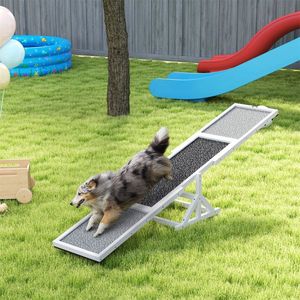 Dog Agility Ramp and Pet Seesaw Obstacle Training Equipment for Canine Exercise - Product Image 1