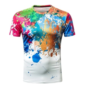 Fully Customized Design Custom Made Short Sleeve Front Knitted 100% Cotton Eco-Friendly Breathable Regular Fit Men Tee Shirt - Product Image 3