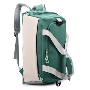 For Convertible Sports Gym Duffel Backpack Water Resistant <b>Travel</b> <b>Holdall</b> Fashion Zipper Closure Polyester Lining High Capacity - Product Image 4