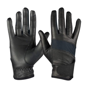 Guantes Completos de Equitación, Transpirables, Resistentes al Viento, con Cierre de Cordón, de Cuero, para Hombre, de Verano, Alta Calidad - Product Image 1