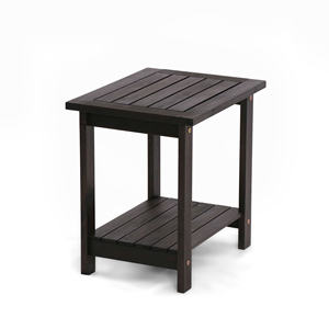 Mesa Auxiliar de Madera con Estructura de Madera Sólida para Colocar de Forma Estable Lámparas, Libros y Artículos Decorativos - Product Image 1