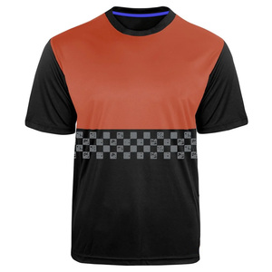 Maillot de course Enduro taille USA, maillot de course tout-terrain, manches courtes, plusieurs logos, respirant, maillot de vélo BMX MX DH - Product Image 1