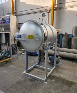 Machine de conditionnement automatique du fil JOGSON, contrôleur YCP, moteur de pompe MOC 316 SS, conception à faible rapport de liquide, teinture en cône, capacité 50 kg - Product Image 3