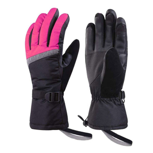 Gants de ski élégants à doigts complets pour sports de plein air, protection des mains avec logo personnalisé, équipement de snowboard chaud en gros - Product Image 2