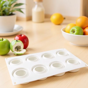 Molde de silicona para pasteles con forma de manzana, apto para alimentos, libre de BPA, LFGB, ecológico, antiadherente, para mousse, chocolate, cubitos de hielo y gelatina. - Product Image 6