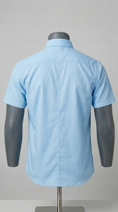 เสื้อเชิ้ตแขนสั้นผู้ชายมีสไตล์ ผ้าฝ้ายผสมเนื้อนุ่ม ใส่ได้ทุกวัน แฟชั่นลำลองแบบมืออาชีพ - Product Image 4