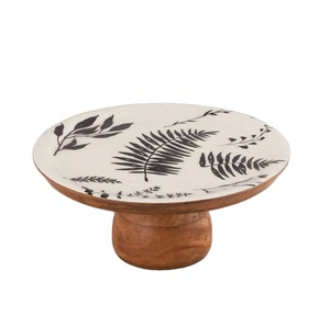 ที่วางเค้กไม้แบบคลาสสิกทำจากไม้ธรรมชาติสำหรับจัดงานแต่งงานที่บ้านโรงแรมร้านอาหารงานเลี้ยงวันเกิดอุปกรณ์ตกแต่งงานอีเว้นท์ - Product Image 1