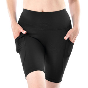 High Comfort <b>Women</b> Gym <b>Shorts</b> Breathable Eco-Friendly Spandex/Polyester Lightweight High <b>Waist</b> for Fitness - Product Image 1