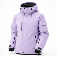 Veste de ski professionnelle personnalisée, chauffante, imperméable, respirante, à capuche, avec fermeture éclair Polartec, coupe-vent, Primaloft