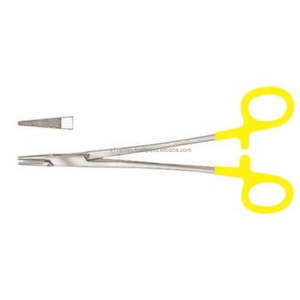 Porte-aiguilles chirurgicaux manuels réutilisables en acier inoxydable de haute qualité A-1 VERITAS Crile-Wood T/C, instruments de suture - Product Image 3