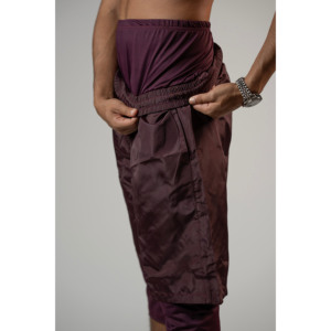 Full Length Inner <b>Layer</b> Men Awrah Shorts Modest Swimwear High Waist Running Gym Activewear Premium Quality Awrah Covering Short - Product Image 5