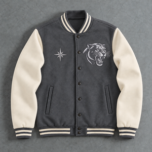 Chaqueta Universitaria de Béisbol, Uniforme Escolar, Ropa de Club, Ropa Casual, Ropa de Calle, Estilo Letterman, Parches de Chenilla - Product Image 2