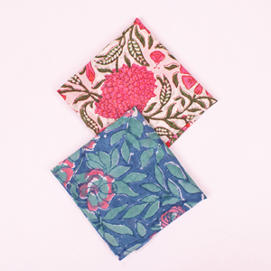21x21" Craftjaipur Luxury Handkerchief Bandana Hand Drawn Cotton <b>Square</b> <b>Scarf</b> Breathable Casual Spring Fashionable Unisex Wrap - Product Image 3