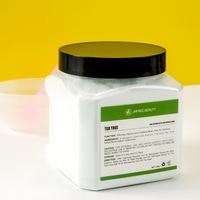 JMFREE-Mascarilla facial de belleza con Etiqueta Privada, mascarilla facial de gelatina orgánica, mascarilla facial de goma de árbol de té en polvo