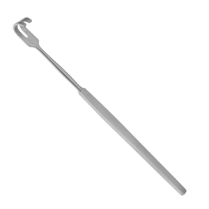 Écarteur trachéal chirurgical à deux branches, à bout arrondi, 6 1/2 pouces, en acier inoxydable, pour voies respiratoires, instrument ORL - Product Image 2