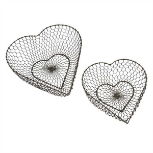 Iron <b>Wire</b> Nested Hanging <b>Basket</b>, Wrought Iron <b>Wire</b> Kitchen, Metal Fruit <b>Basket</b> - Product Image 2