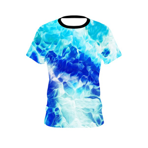 Men's Blue Crew Neck <b>T</b>-<b>Shirt</b> 100% Cotton Breathable Knitted High Quality <b>Spark</b> Clothing Summer Casual Style - Product Image 4