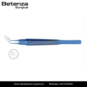 Pinces de Capsulorhexis pour Microchirurgie, Droites et Courbées, en Acier Inoxydable de Qualité Hospitalière, pour Cataracte - Product Image 5