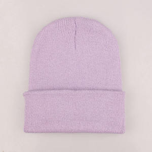Bonnet en tricot classique unisexe avec pompon, doux et confortable, pour l'hiver, 100% acrylique, logo personnalisé, OEM, étiquette privée - Product Image 6