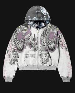 เสื้อฮู้ดดี้ฤดูหนาวแบบยูนิเซ็กซ์สั่งทำพิเศษ ผ้าฝ้าย 100% ฮู้ดปรับได้ มีกระเป๋าจิงโจ้ ออกแบบได้ตามต้องการ สำหรับตลาดส่งออกขายส่ง - Product Image 3