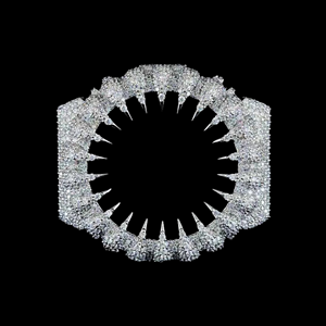 ขอบนาฬิกาแบบ Iced Out ประดับเพชร  อะไหล่ตกแต่งหรูหราสำหรับนาฬิกาพรีเมียมระดับไฮเอนด์ - Product Image 1