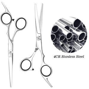 Tijeras de Peluquería Profesionales Rectas de Acero Inoxidable de 6.5 Pulgadas para Diestros con Logotipo Personalizado - Product Image 5