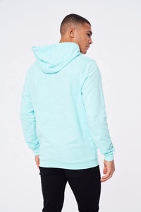 80% coton 20% polyester plusieurs options de couleur OEM Logo personnalisé couleur pull à capuche hommes sweats à capuche simples - Product Image 6