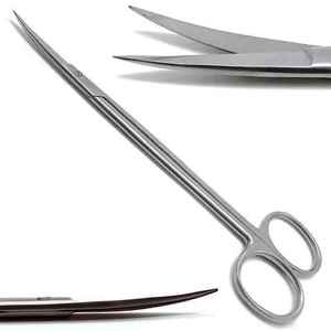 Porte-aiguille Mayo Hegar en acier de haute qualité avec embout en carbure de tungstène, anneaux dorés, instrument chirurgical CE ISO par Grip Surgical - Product Image 1