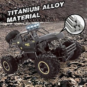 Camion RC Rechargeable 1:12 4x4 tout-terrain 2026 avec phares LED et télécommande, carrosserie métallique - Product Image 5