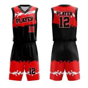 Conjunto de Uniforme de Baloncesto Sublimado Personalizado, Camiseta sin Mangas y Pantalones Cortos para Hombre, Ropa Deportiva al por Mayor, OEM, ODM - Product Image 1