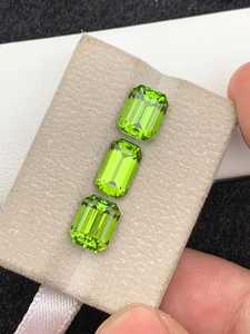 Natural <b>Peridot</b> Green Faceted Gemstone Matching Stones Loose For Jewelry Making <b>Ring</b> Pendant Necklace Crystal - Product Image 2