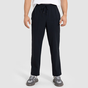 Men Track Pants Premium Athletic Fit Adjustable Drawstring <b>Elastic</b> <b>Waist</b> Lightweight Sportswear <b>Trousers</b> with Side Pockets - Product Image 4