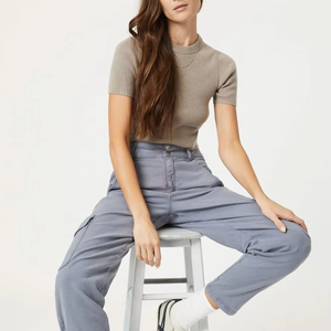 กางเกงวอร์มขายดีสำหรับฤดูหนาว แห้งเร็ว ระบายอากาศได้ดี ผ้าฟลีซ เอวยางยืด คุณภาพสูง สไตล์คาร์โก้ สตรีทแวร์ - Product Image 3