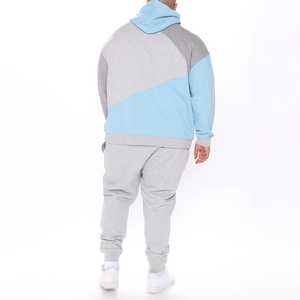 Nouveaux ensembles de sport pour hommes, logo personnalisé, 100% polyester, sweats à capuche et pantalons de jogging vierges, dernière conception, survêtement pour hommes - Product Image 2