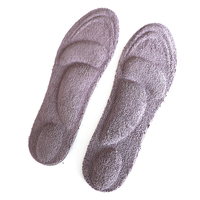 Semelles intérieures de sport pour hommes en mousse anatomique, avec soutien de la voûte plantaire, souples, légères, gris et noir, pour usage quotidien