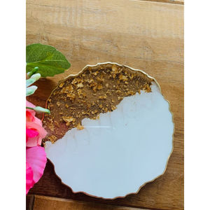 Floral Acrylic Resin Coaster Set Handmade Classic Eco-Friendly for Festive Table Decoration Colorful Home Decor Dining Parties - Product Image 6