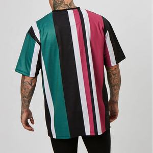 ¡Venta al por mayor personalizado 2025 último diseño de la camiseta de los hombres de la sublimación completa impresa ajuste largo mejor precio! - Product Image 2