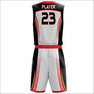 Último Modelo de Camiseta de Baloncesto Unisex para Adultos, Nueva, Cómoda, Transpirable, 100% Poliéster, Nombre del Equipo Personalizado, Uniforme - Product Image 5