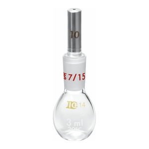 Bouteille de gravité spécifique Gay-Lussac en verre borosilicate PYREX 100 mL pour mesures de laboratoire - Product Image 2