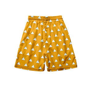 Nouveautés Shorts pour hommes imprimés par sublimation, respirants, légers, à séchage rapide, en polyester/coton, shorts de sport pour la plage et la natation d'été - Product Image 4