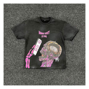 Camiseta Estampada Personalizada al por Mayor para Hombre, 220 GSM, Camisetas Lisas de Color, 100% Algodón, Camisetas para Hombre de Primera Calidad - Product Image 1