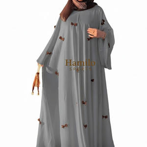 Nueva Abaya de Dubái con Diseños de Arabia Saudita, Diseño Sostenible, el Mejor Diseño, Vestido Abaya de Dubái para Mujeres Musulmanas - Product Image 6