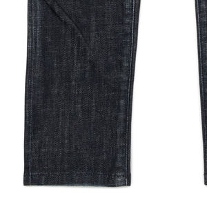 Pantalon en jean classique pour garçons, coupe droite, lavage vintage, tissu confortable et respirant / conception durable avec double couture renforcée et logo - Product Image 4