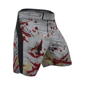 Shorts MMA imprimés camouflage personnalisés, style militaire, sublimation, tissu extensible 4 directions, ceinture Velcro, shorts MMA à prix compétitifs - Product Image 4