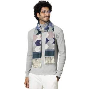 Écharpe longue en cachemire 100% écologique de haute qualité, tricotée, pour l'hiver, pour hommes et femmes, chaude, à carreaux écossais - Product Image 1