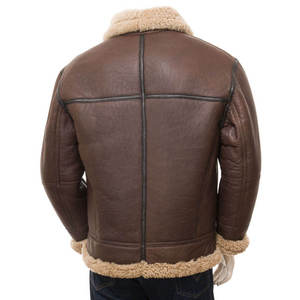 Chaqueta de Piel de Oveja de Alta Calidad, Logotipo Personalizado, Servicio OEM/ODM, Cuero Genuino Suave, Prenda de Moda - Product Image 2