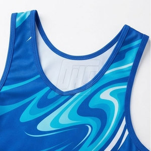 Comfortable Fit Wrestling <b>Singlets</b> <b>For</b> <b>Men</b> Training Practice Gym Workout And Professional Competition Matches - Product Image 6