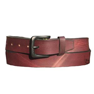 Cinturón de Cuero Hecho a Mano de Alta Calidad con Hebilla de Hierro y Bordado para Hombre, para Uso Formal en la Oficina, 3.5 cm de Ancho - Product Image 1