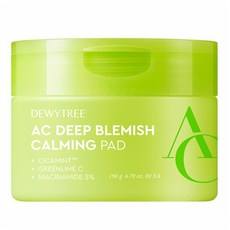 Dewtree 190g AC Deep Trace Soothing Blemish Pads 80 Fogli per Confezione 4 Pezzi per Pelle Grassa Ingrediente Principale Niacinamide - Product Image 1