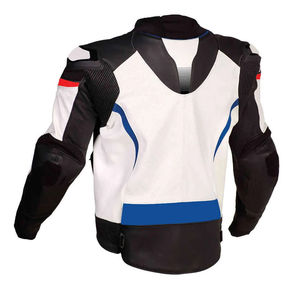 Veste de motocross personnalisée en gros pour hommes, en polyester durable, équipement de course tout-terrain, usine OEM ODM Pakistan, veste de moto de course - Product Image 6